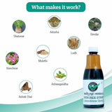 Aadiyogi Herbals Gynorex Syrup for Women's Health - 500ml | Hormonal Balance & Wellness Support Syrup
