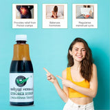 Aadiyogi Herbals Gynorex Syrup for Women's Health - 500ml | Hormonal Balance & Wellness Support Syrup