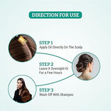 Aadiyogi Herbals Hair Tone Oil 100ml | Ayurvedic Hair Oil for Hair Fall Control, Hair Growth & Grey Hair Care with Applicator Comb Cap