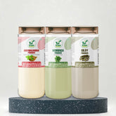 TATWANI HERBALS Giloy Powder + Ashwagandha Powder + Moringa Powder 300g (100g Each) Combo for Stress Relief, Anxiety Support, Immune System Booster