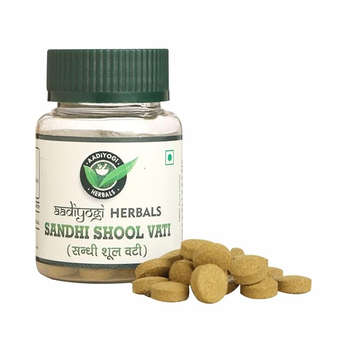Aadiyogi Herbals Sandhi Shool Vati - 30GM | Nature's Remedy for All Types of Joint Pain