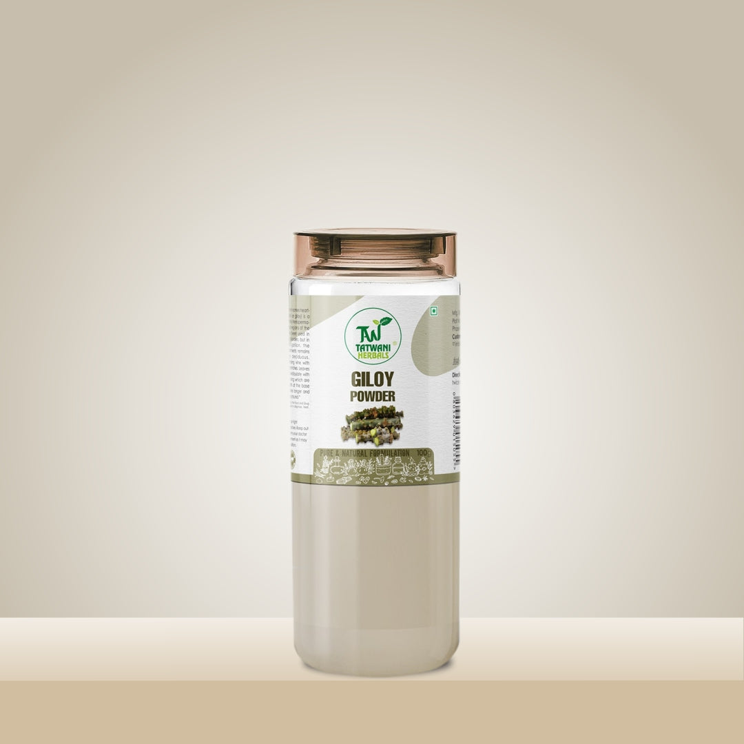 TATWANI HERBALS Giloy Powder 100g | Use for Reducing Inflammation, Detoxifying Body, Improving Liver Function, Regulates Blood Sugar