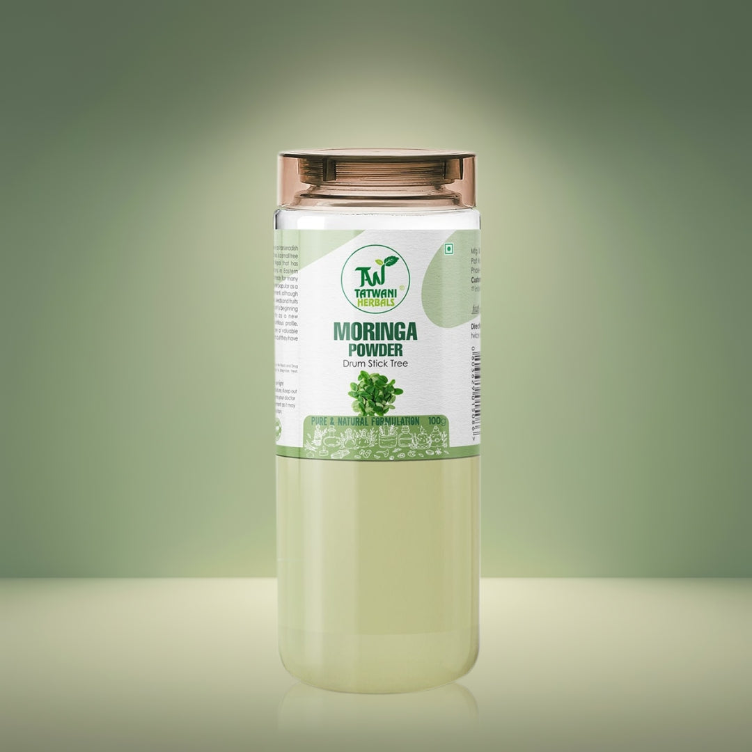 TATWANI HERBALS Moringa Powder 100g Moringa Leaves Powder | Moringa Powder Organic for Immunity, Digestion & Energy